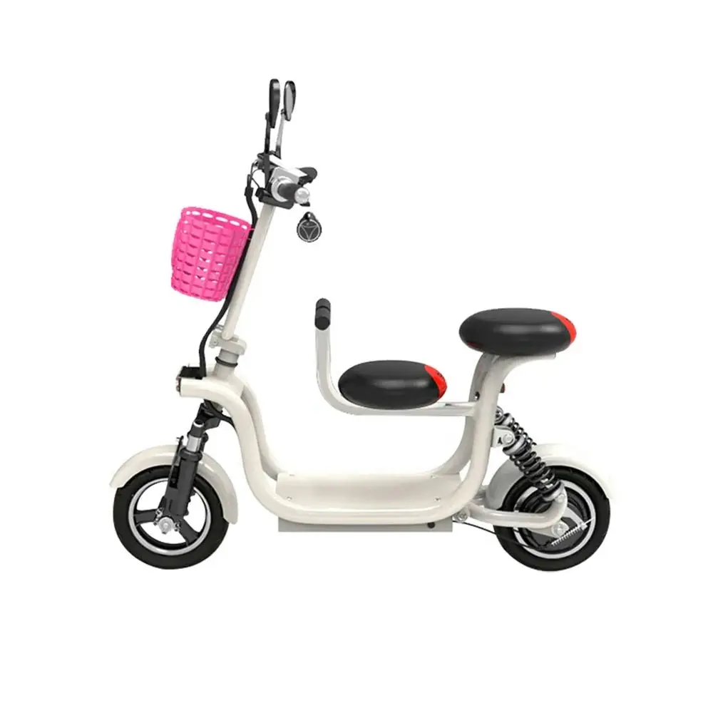 GLIDER CC1 48V 400W 13Ah Single Motor Foldable Electric Scooter W/ Baby Seat