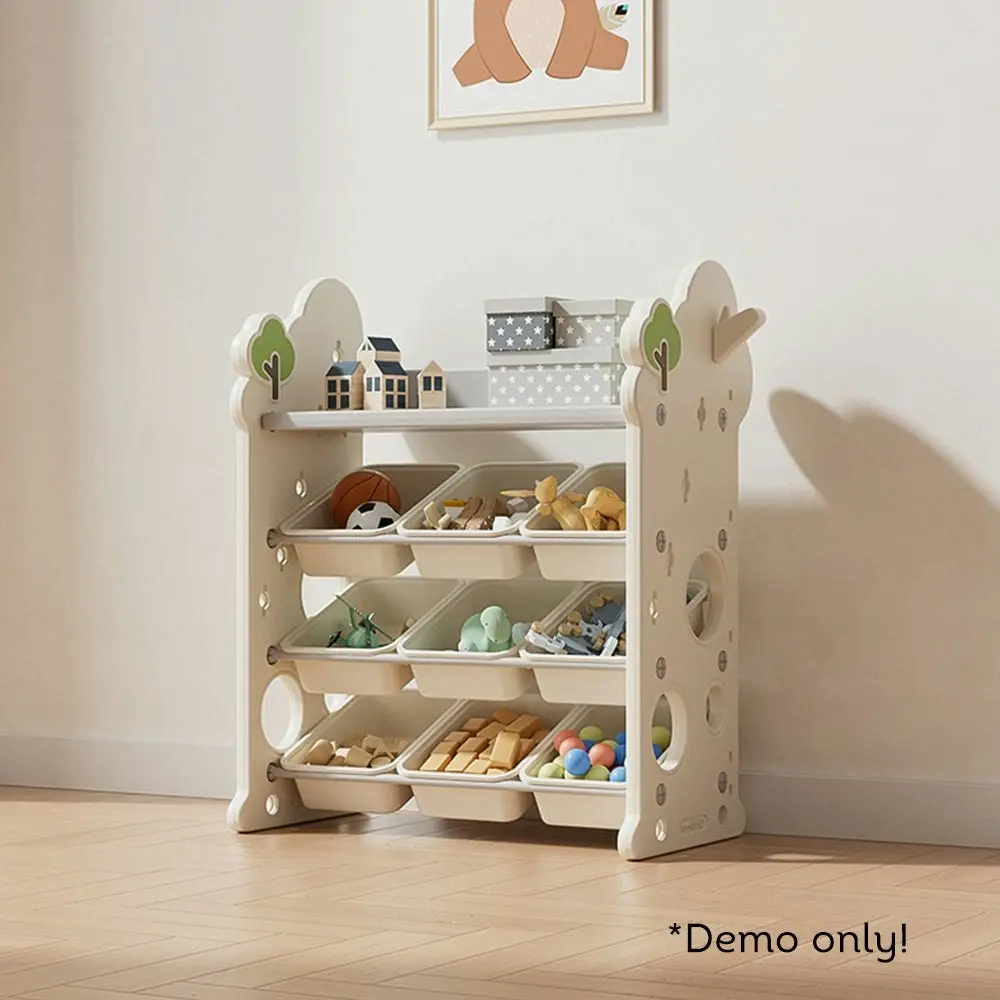 LIVARA Multifunctional Toy Storage Rack Bookshelf