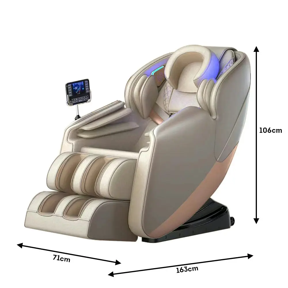 RELAXA 8-Point S9B Massage Chair with Zero Gravity - Khaki