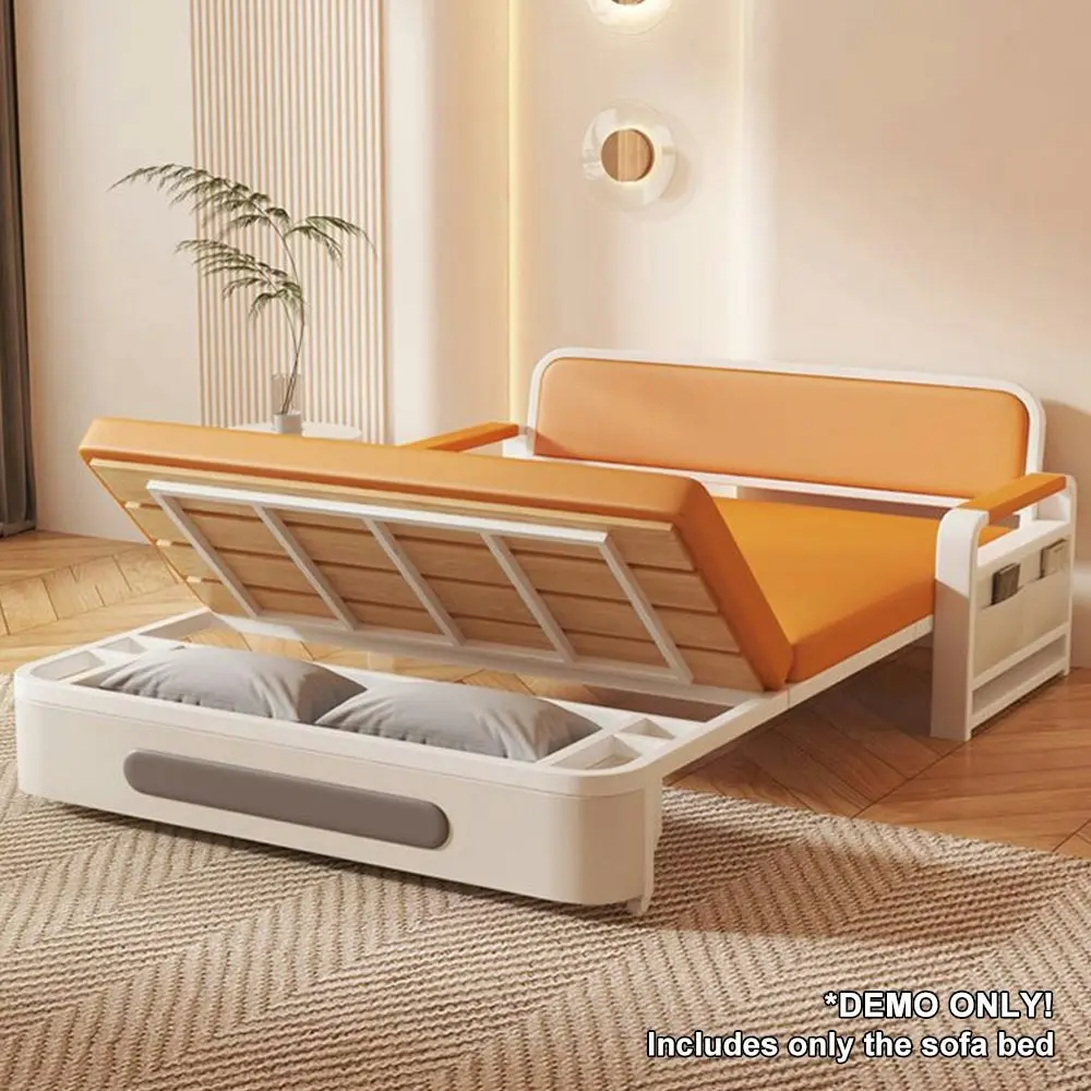 LIVARA 120-150cm Folding Storage Sofa Bed