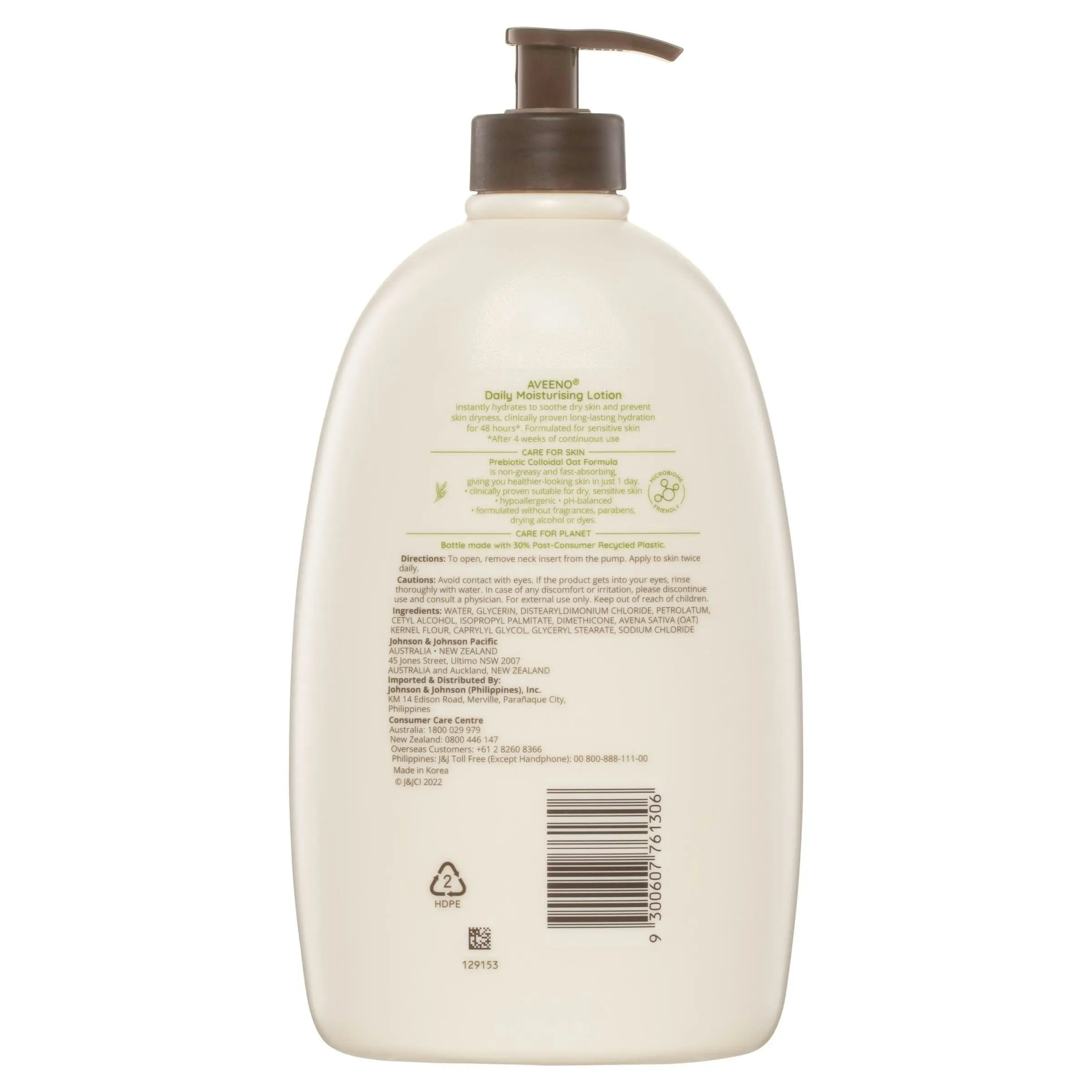 Aveeno Active Naturals Daily Moisturising Body Lotion 1L