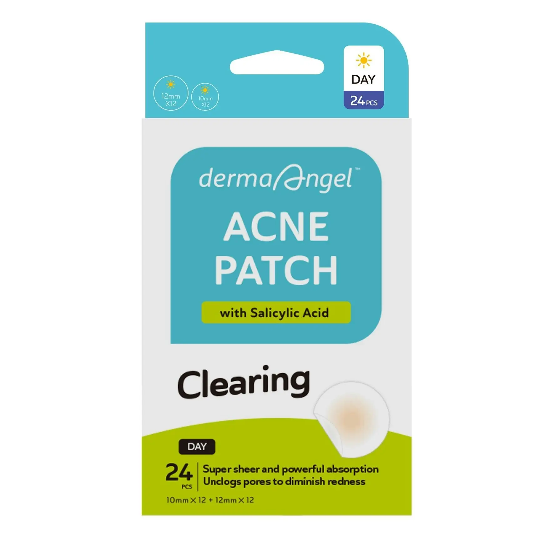 DermaAngel Acne Day Patches 24 Pack