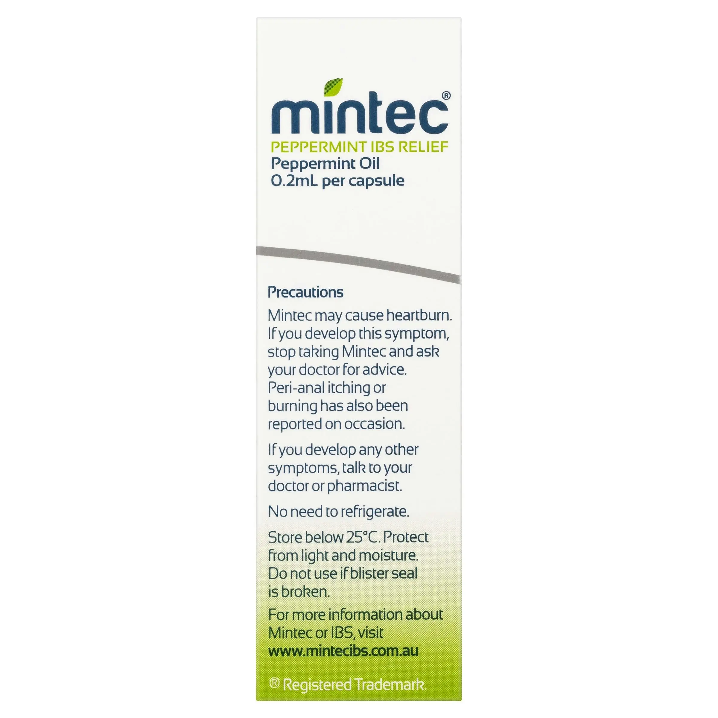 Mintec Peppermint IBS Relief 20 Capsules