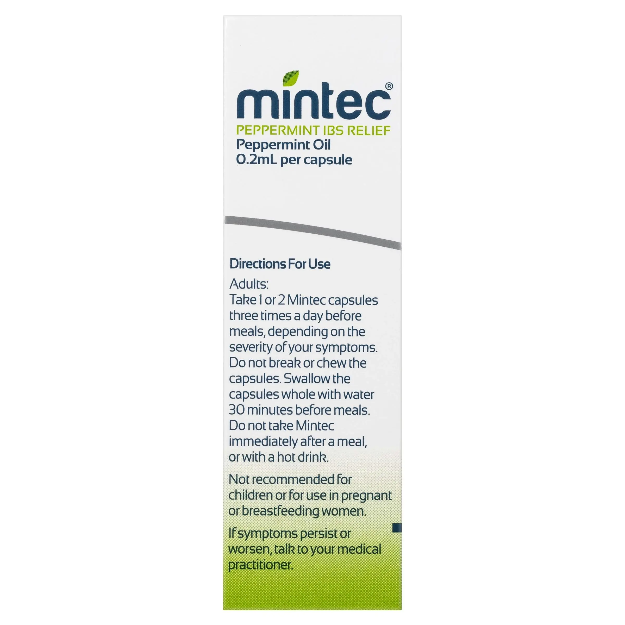 Mintec Peppermint IBS Relief 20 Capsules