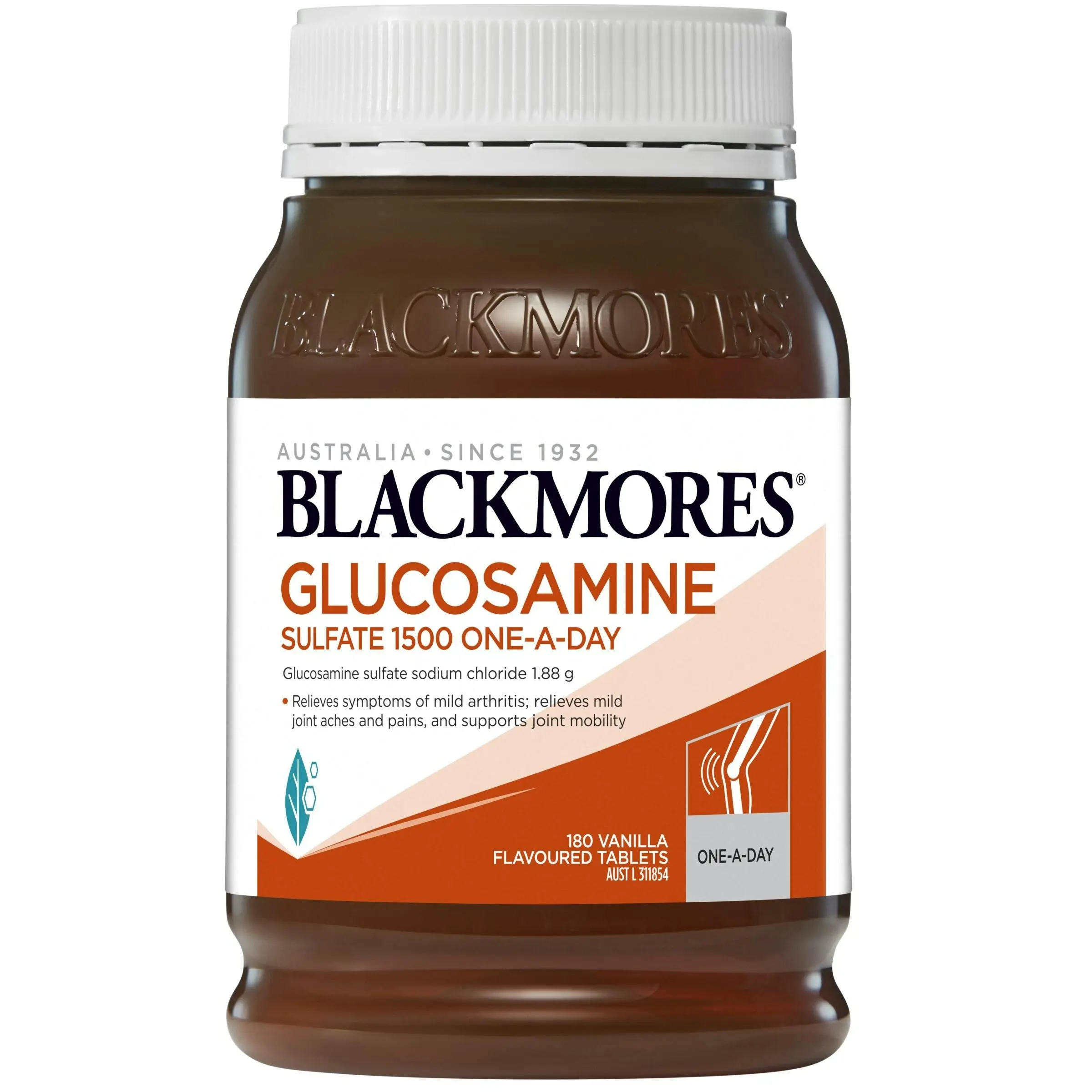 Blackmores Glucosamine Sulfate 1500mg One-a-Day 180 Tablets