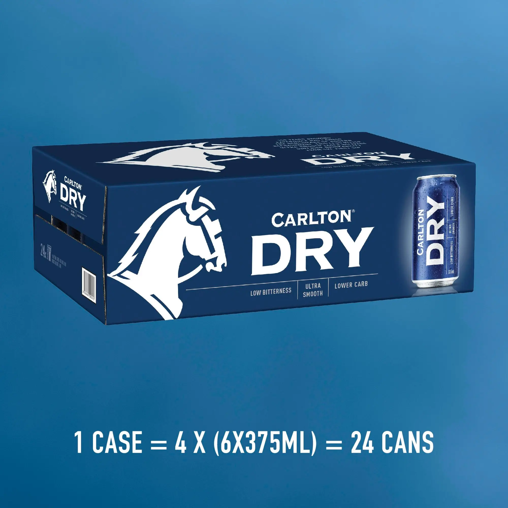 Carlton Dry Beer 24 x 375mL Cans