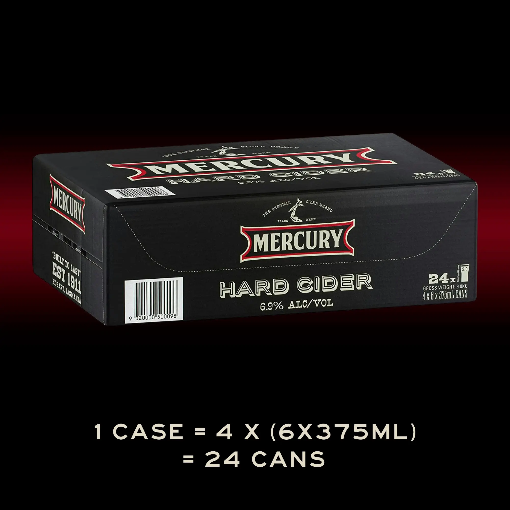 Mercury Hard Cider Case 24 x 375mL Cans