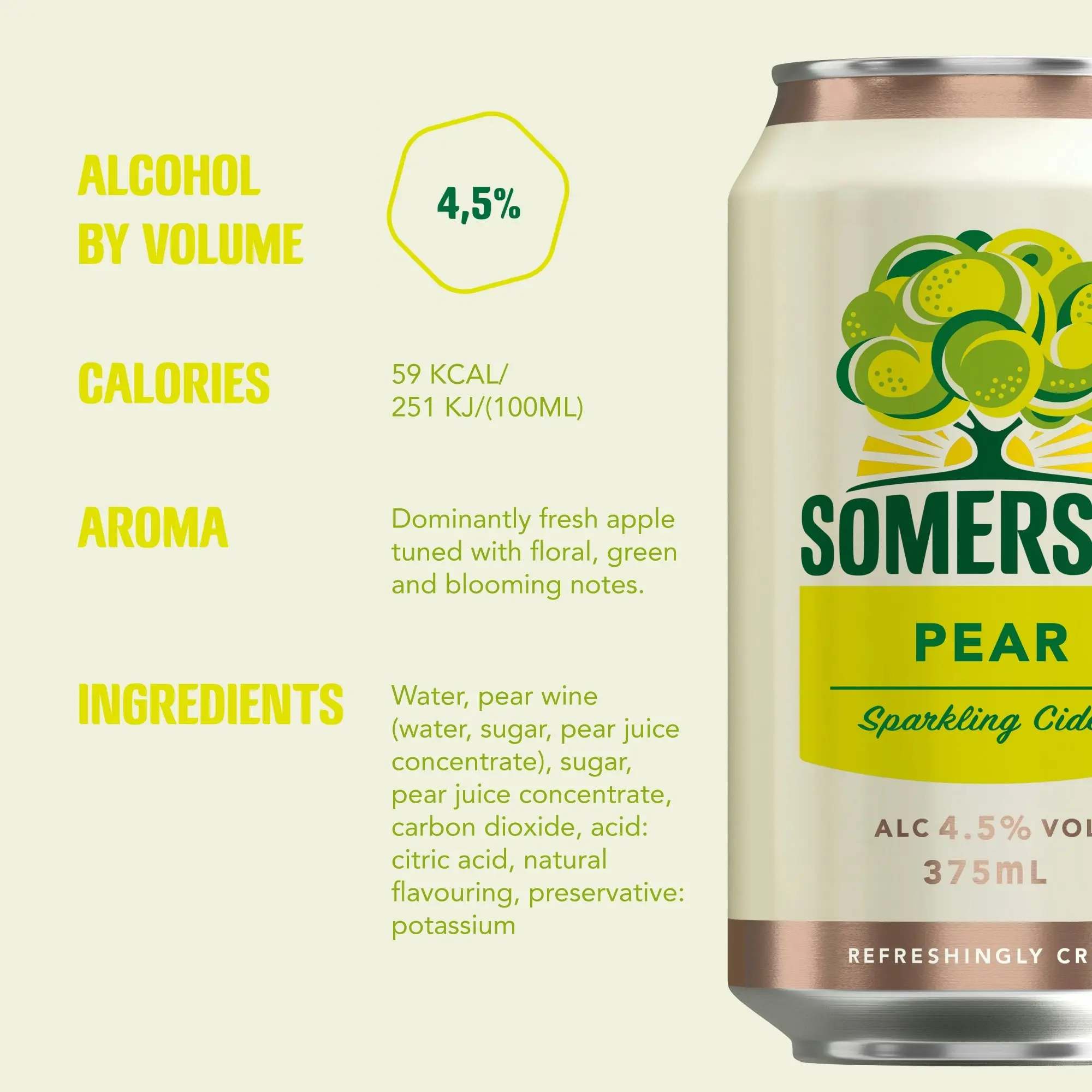 Somersby Pear Cider 30 Pack 375mL