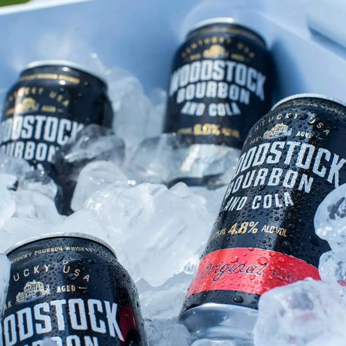 Woodstock Bourbon and Cola 4.8% 375mL Cans 24 Pack