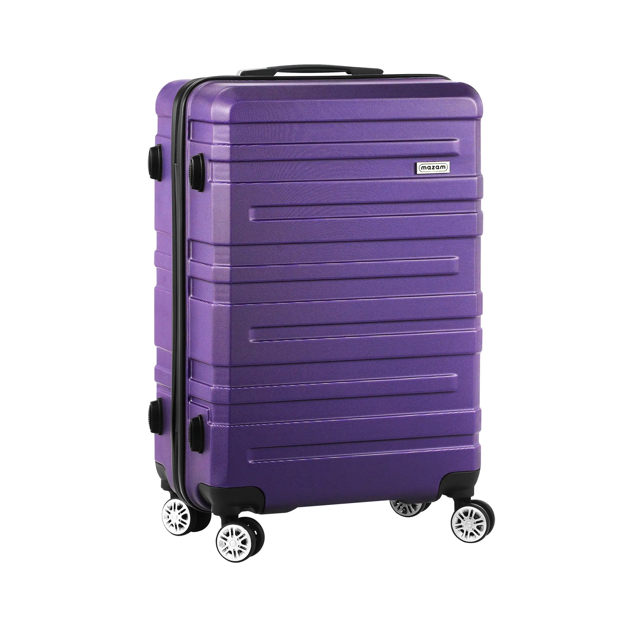 Mazam 28" Luggage Suitcase Trolley Set Travel TSA Lock Storage Hard Case Purple