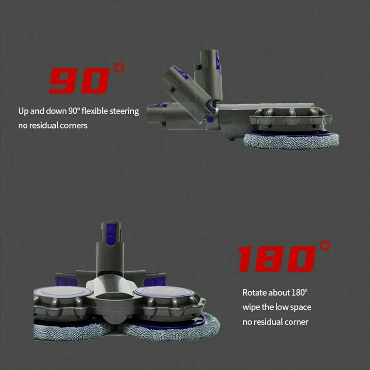 Dyson V7 V8 V10 V11 V15 Vacuum Electric Motorised Mop Head