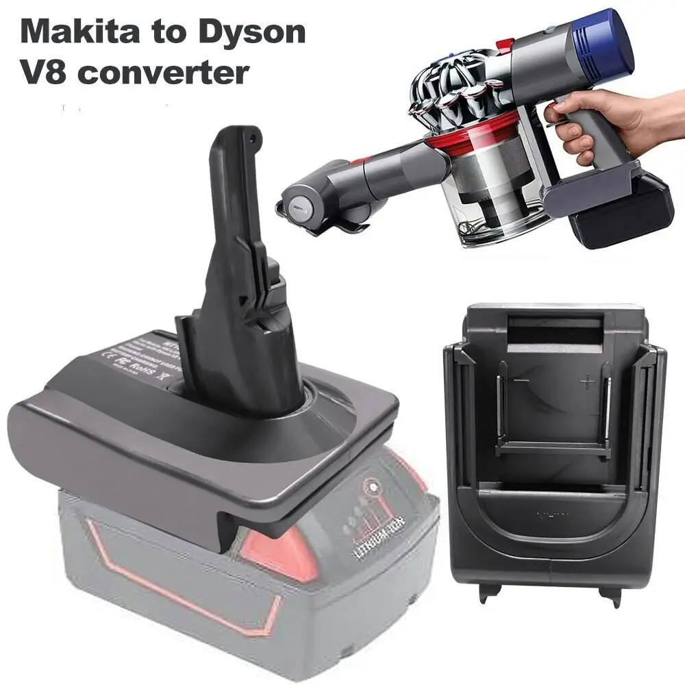 Battery Adapter for Milwaukee & Dewalt 18v Battery Converter TO Dyson V7 / V8 Series