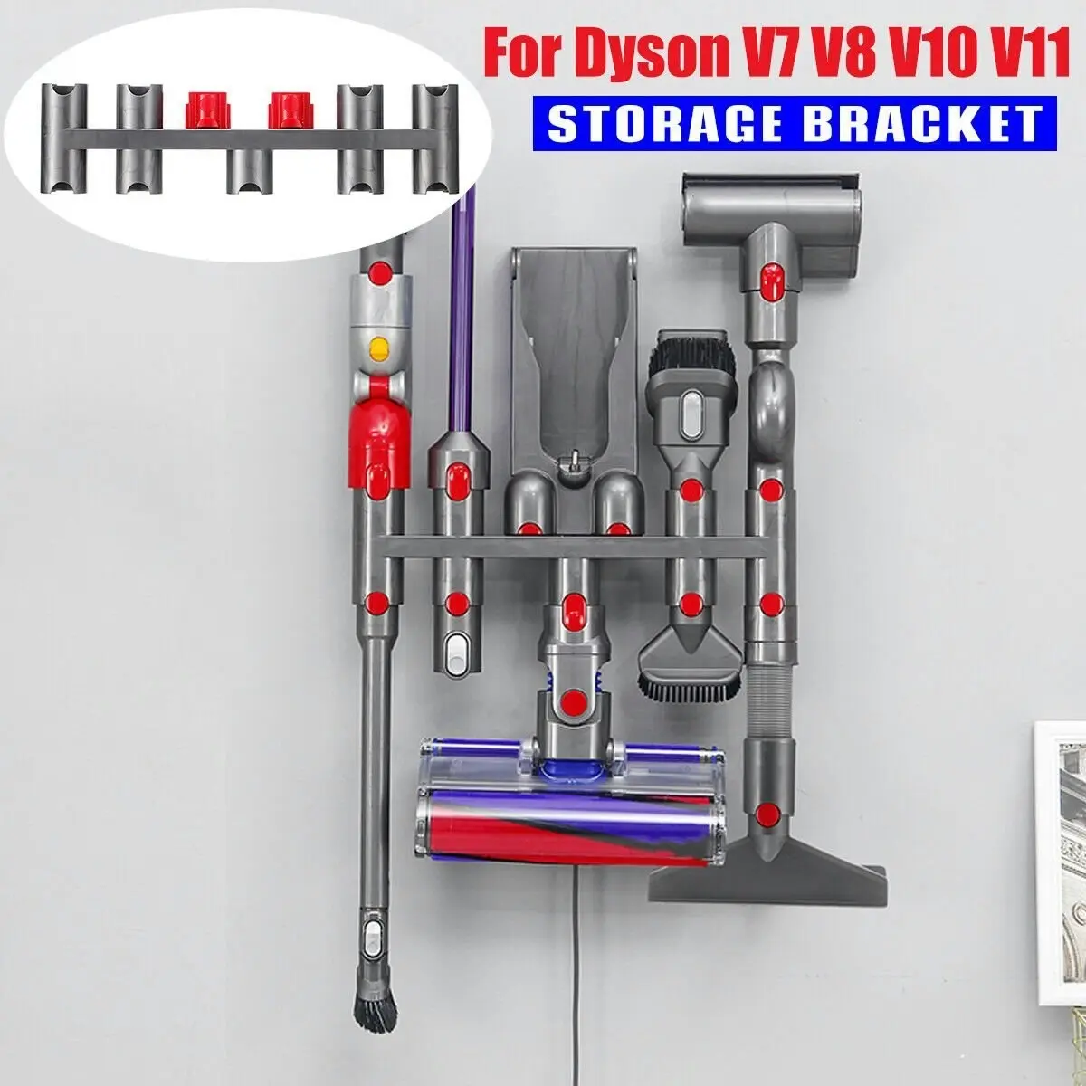 Vacuum Cleaner Stand Rack For Dyson V6 V7 V8 10 11 Freestanding Holder Cordless