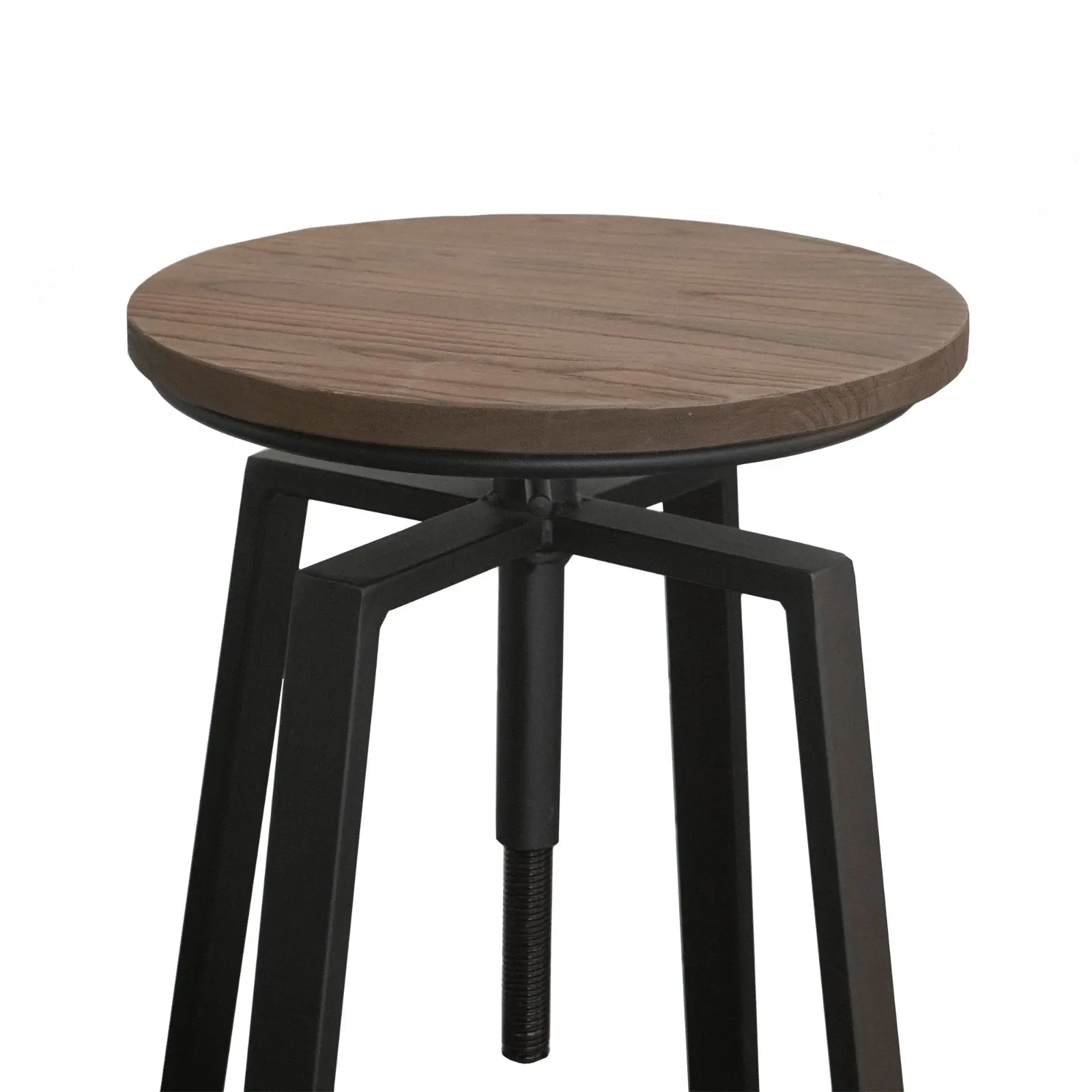 CafePro Turner  bar stool with swivel wood seat.