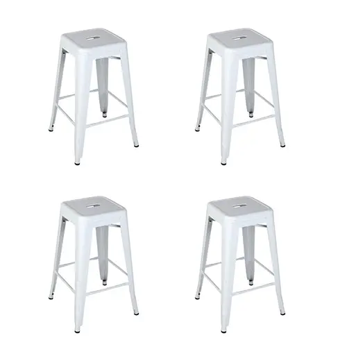 CafePro Tolix Replica Metal Café Bar Stools 66cm, Office Chair, Kitchen, Dining Chair, gaming chair, Vanity Chair, Breakfast Bar Stool