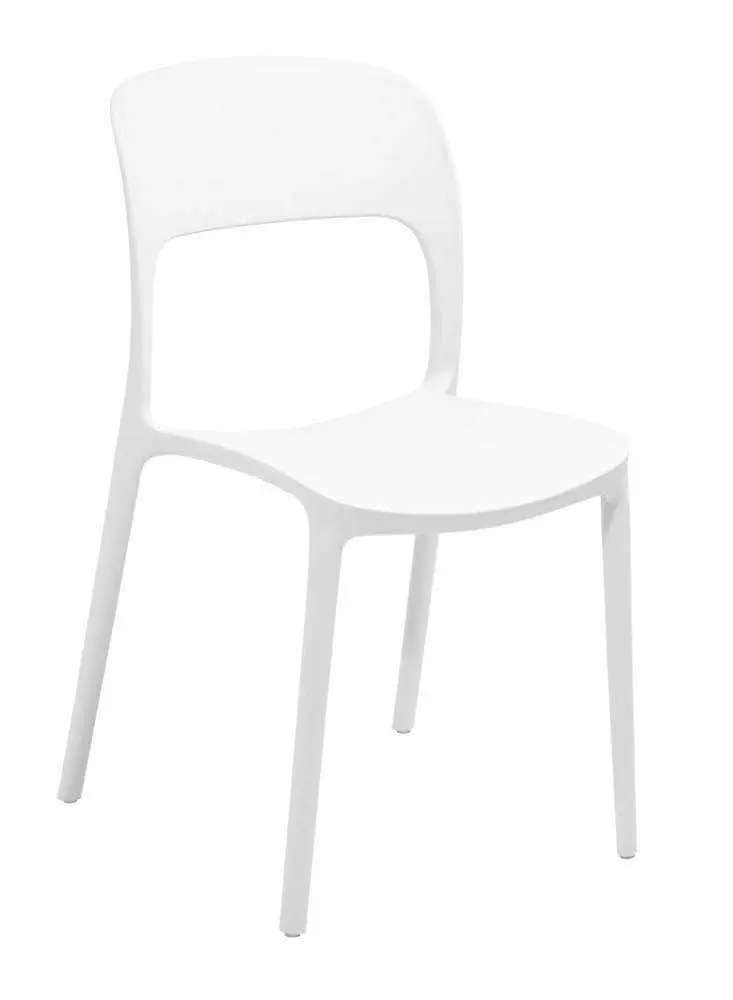 CafePro Gipsy Plastic Resin Chair, Polypropylene Easily Stackable, Matt Finish Armless Outdoor Furniture with Extra Durable and Heavy Weight Capacity