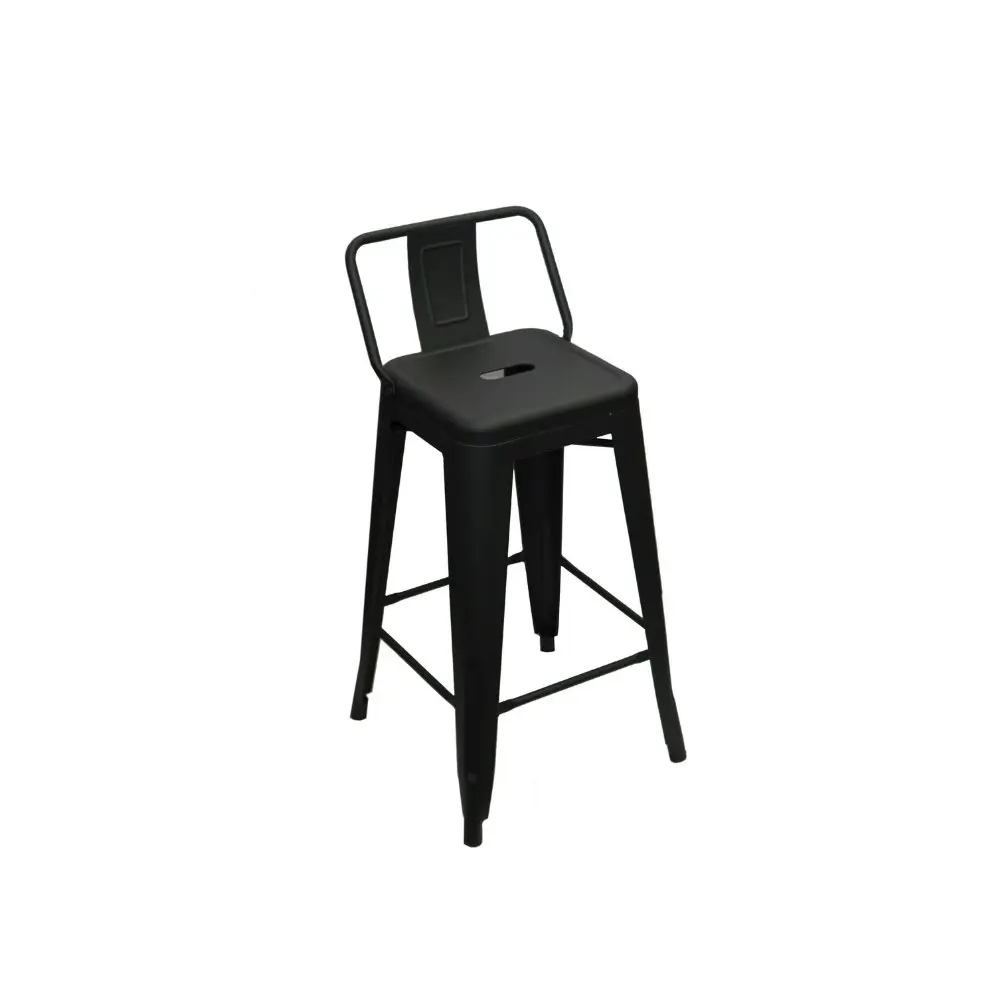 CafePro Replica Tolix Low Back Bar Café Stools 66cm, Home office chair, Kitchen Chair, Dining Stool, Vanity Chair, Breakfast Bar Stool