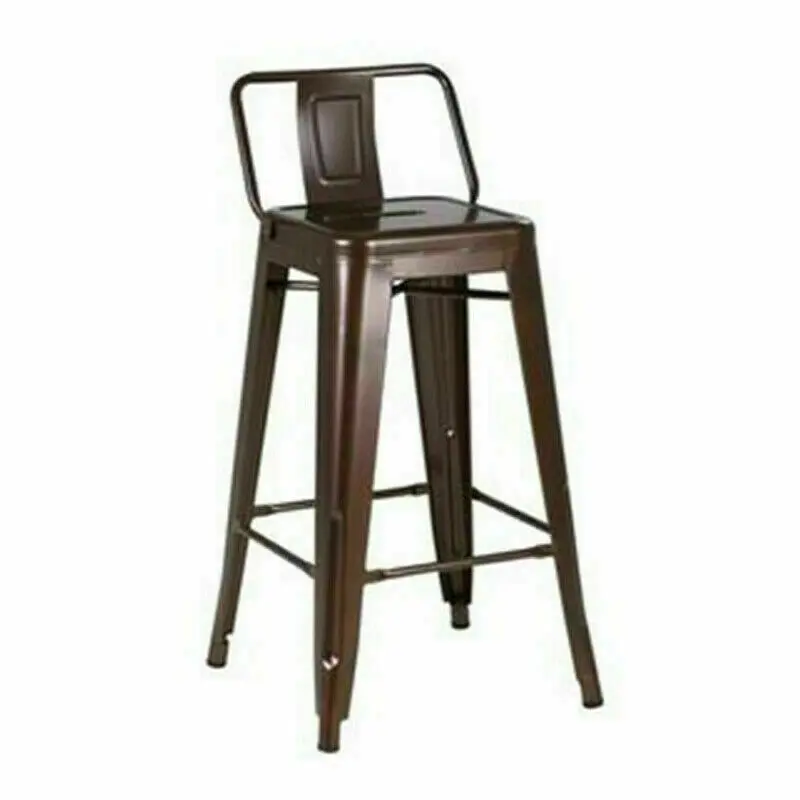 CafePro Replica Tolix Low Back Bar Café Stools 66cm, Home office chair, Kitchen Chair, Dining Stool, Vanity Chair, Breakfast Bar Stool