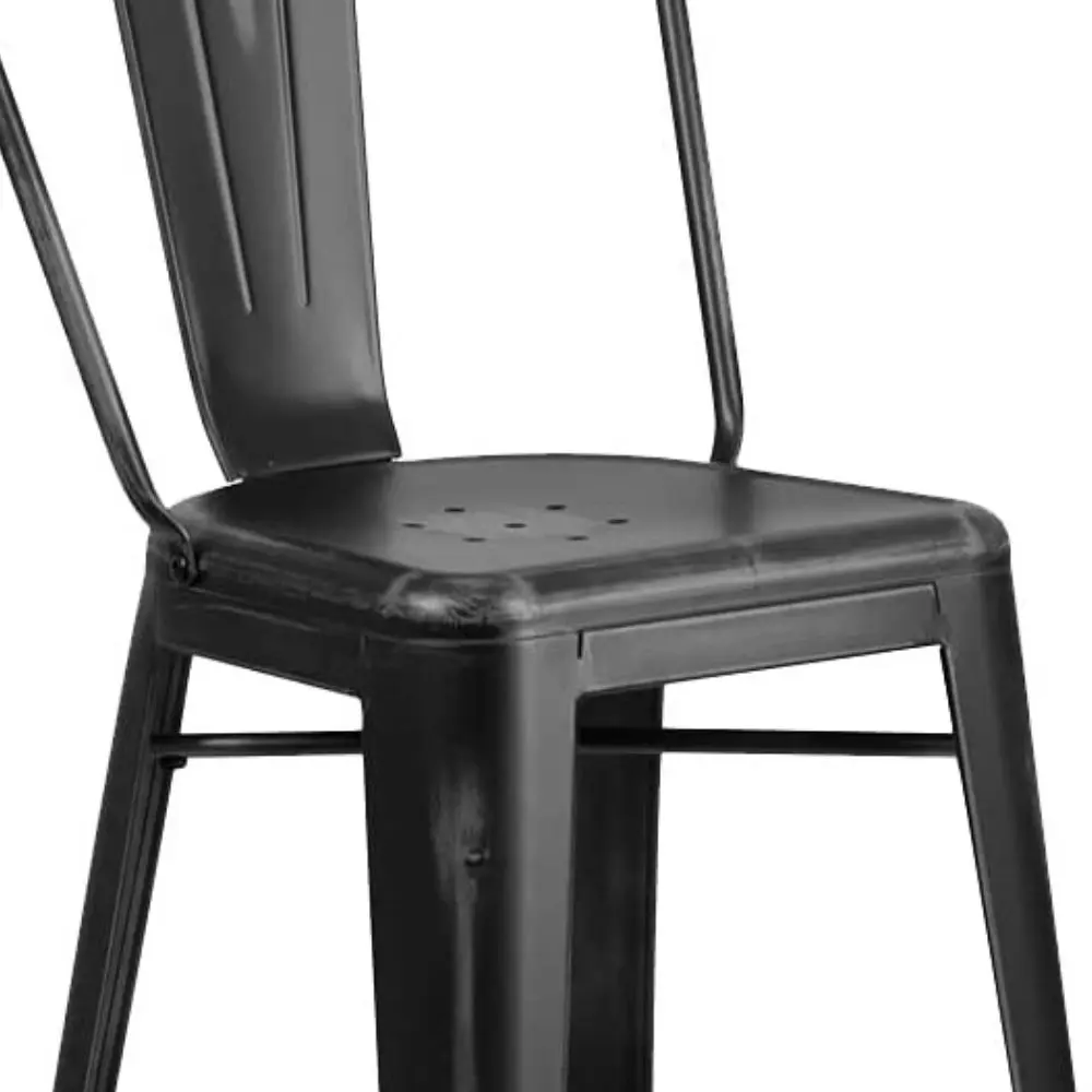 New Tolix High Back Dining Stools, Steel desk chair, dining set, high gaming chair, Bedroom Furniture