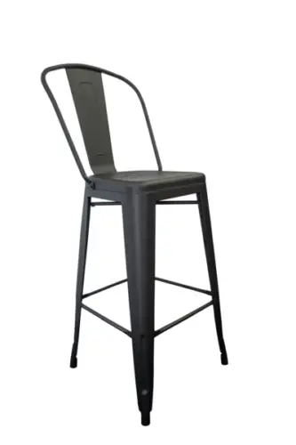 New Tolix High Back Dining Stools, Steel desk chair, dining set, high gaming chair, Bedroom Furniture