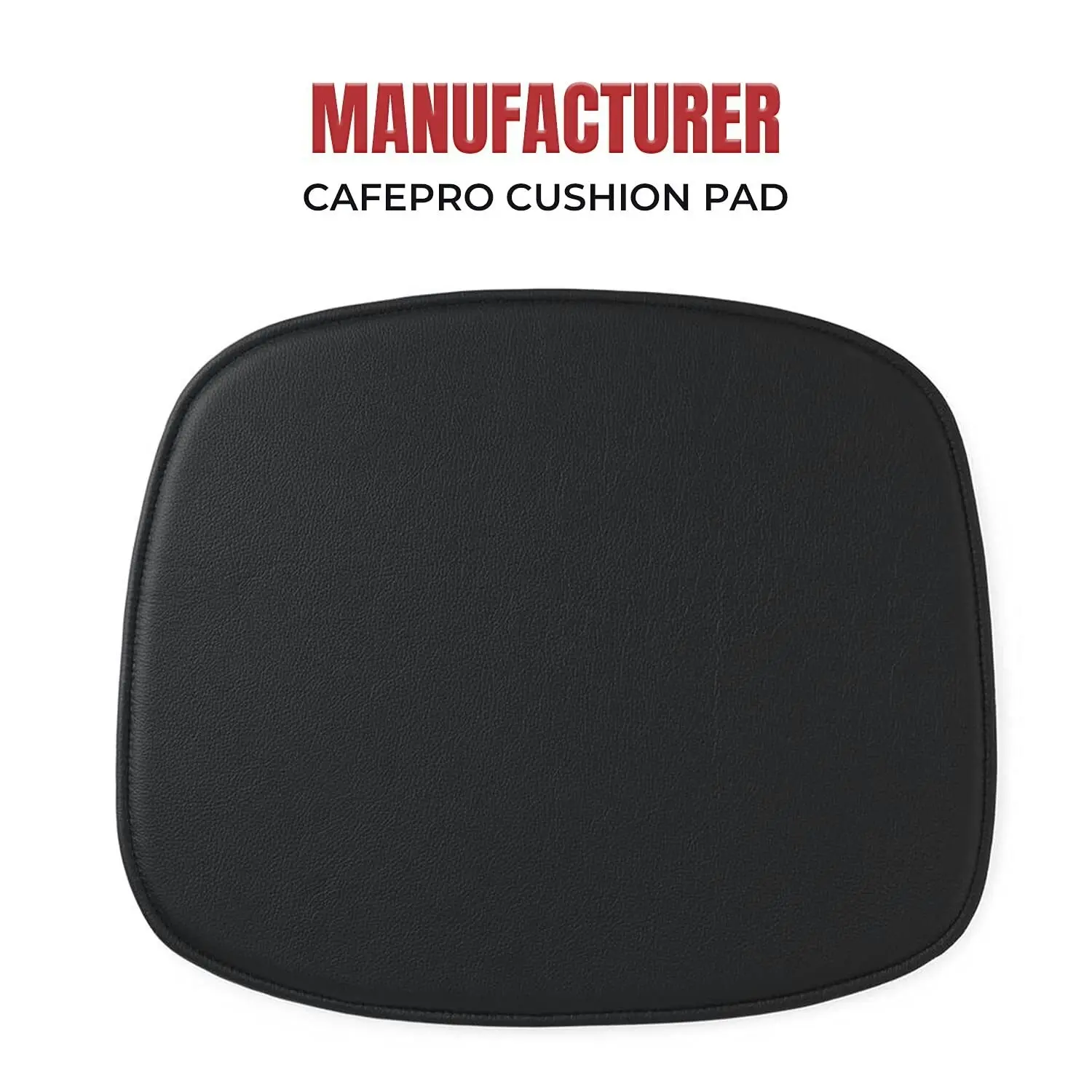 CafePro Magnetic Stool Cushion Pad Made with Faux Leather Cushion Covers, Seat Cushion, Saddle Stool Cushions, Chair Cushions, Outdoor and Indo