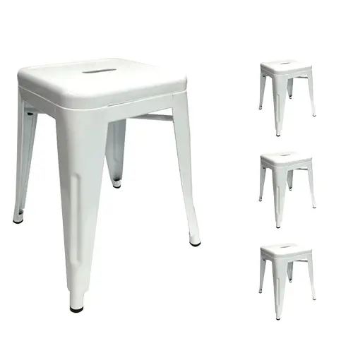 CafePro Replica Tolix Metal Bar stool 45cm Stool Kitchen Stool, Vanity Stool, Home, Furniture, Metal Stool, Coffee Table