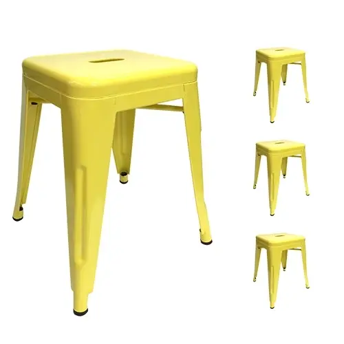 CafePro Replica Tolix Metal Bar stool 45cm Stool Kitchen Stool, Vanity Stool, Home, Furniture, Metal Stool, Coffee Table