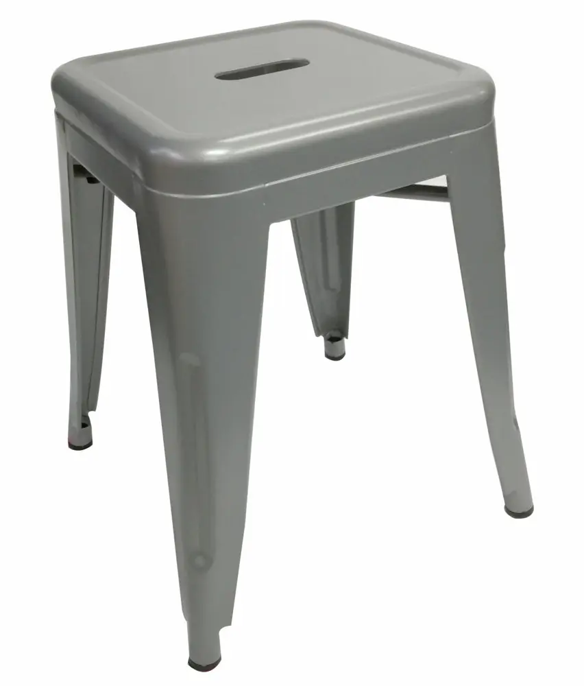 CafePro Replica Tolix Metal Bar stool 45cm Stool Kitchen Stool, Vanity Stool, Home, Furniture, Metal Stool, Coffee Table