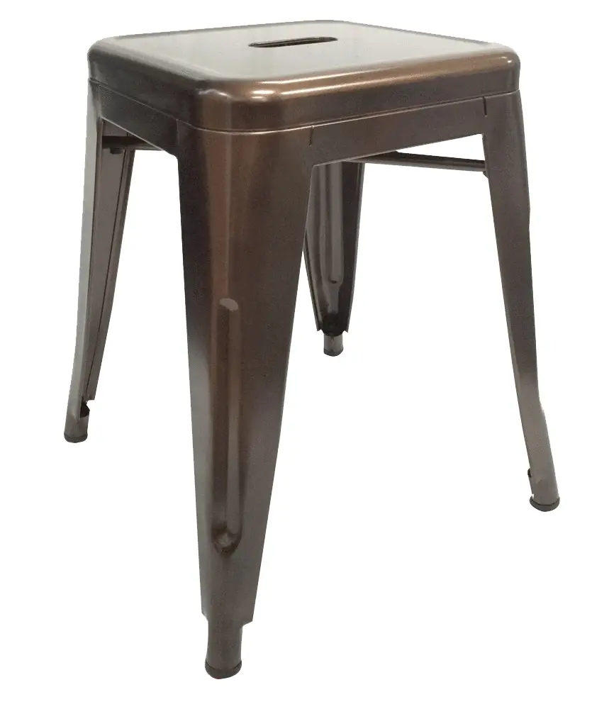 CafePro Replica Tolix Metal Bar stool 45cm Stool Kitchen Stool, Vanity Stool, Home, Furniture, Metal Stool, Coffee Table