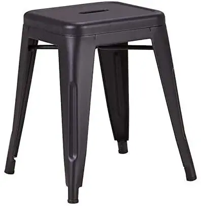 CafePro Replica Tolix Metal Bar stool 45cm Stool Kitchen Stool, Vanity Stool, Home, Furniture, Metal Stool, Coffee Table