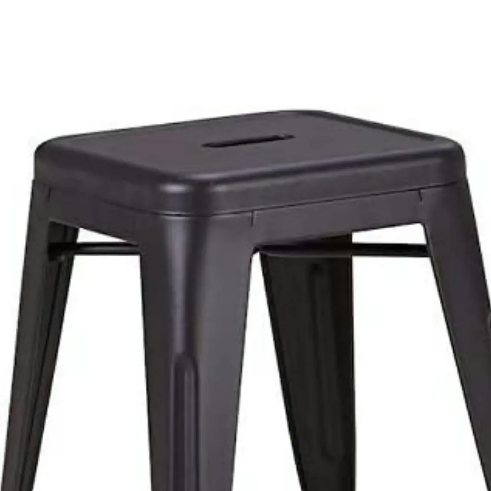 CafePro Replica Tolix Metal Bar stool 45cm Stool Kitchen Stool, Vanity Stool, Home, Furniture, Metal Stool, Coffee Table