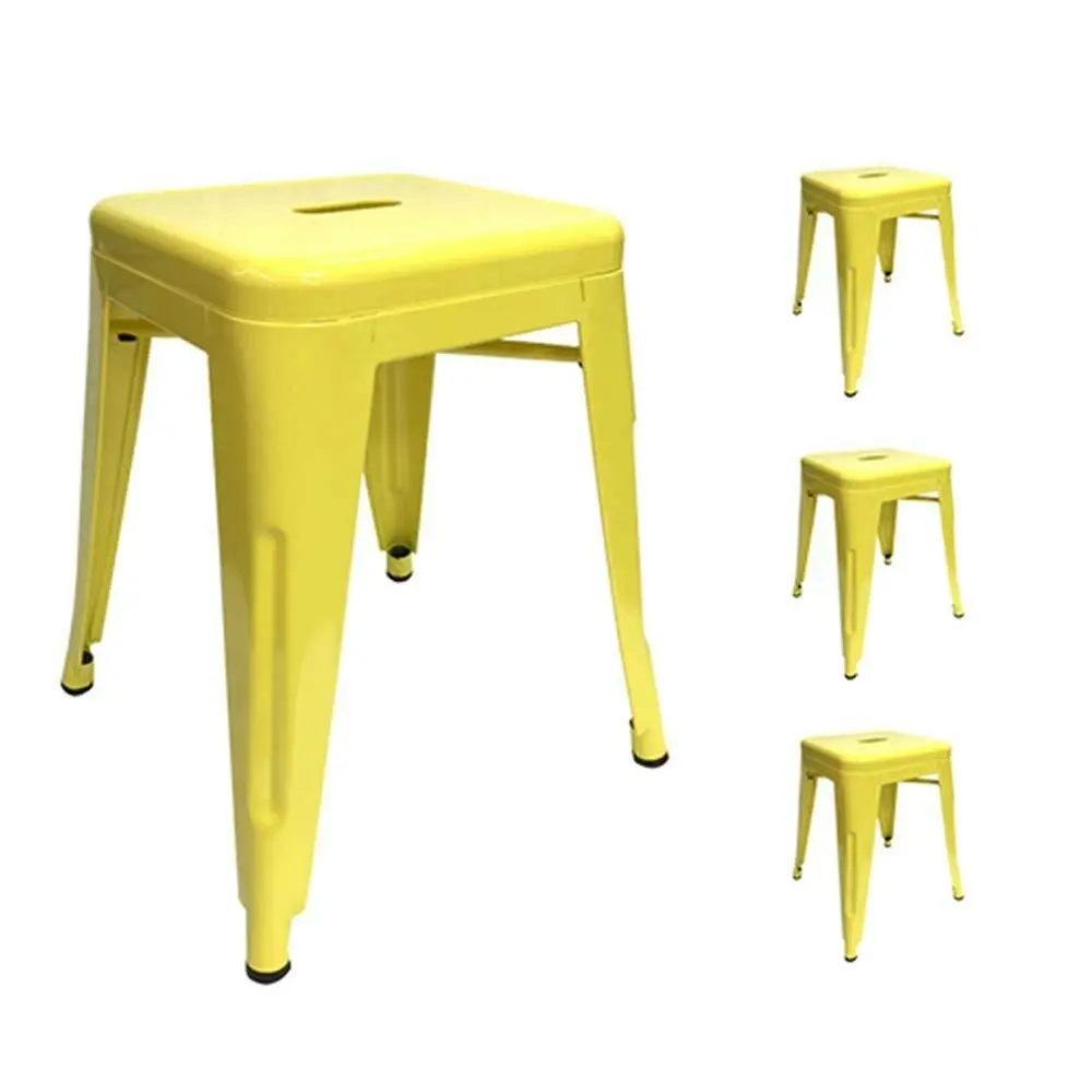 CafePro Replica Tolix Metal Bar stool 45cm Stool Kitchen Stool, Vanity Stool, Home, Furniture, Metal Stool, Coffee Table