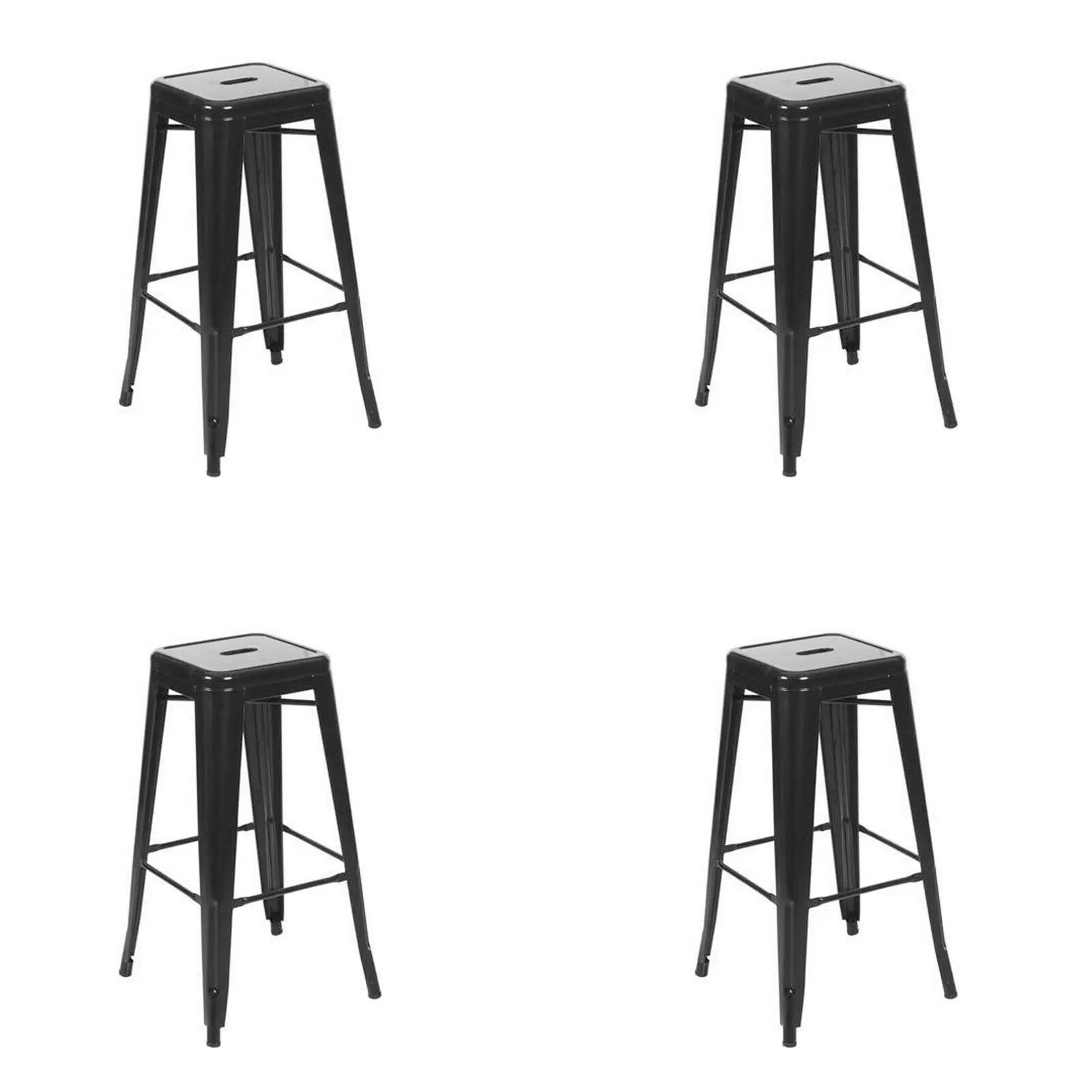 Metal Café Bar Stools 76cm Replica Tolix Stools