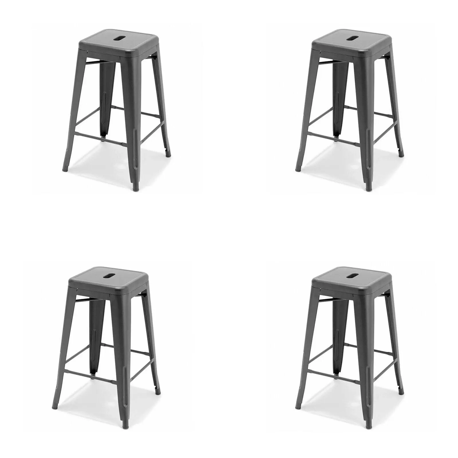 Metal Café Bar Stools 76cm Replica Tolix Stools