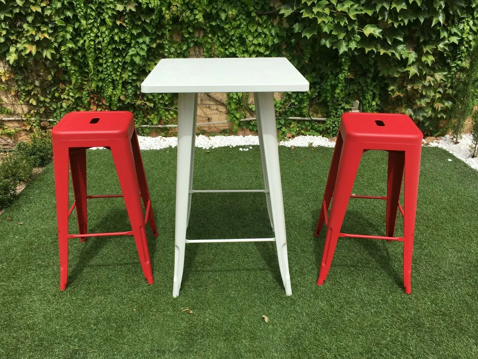 Metal Café Bar Stools 76cm Replica Tolix Stools