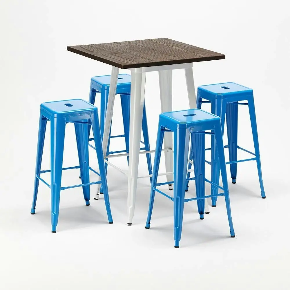 Metal Café Bar Stools 76cm Replica Tolix Stools