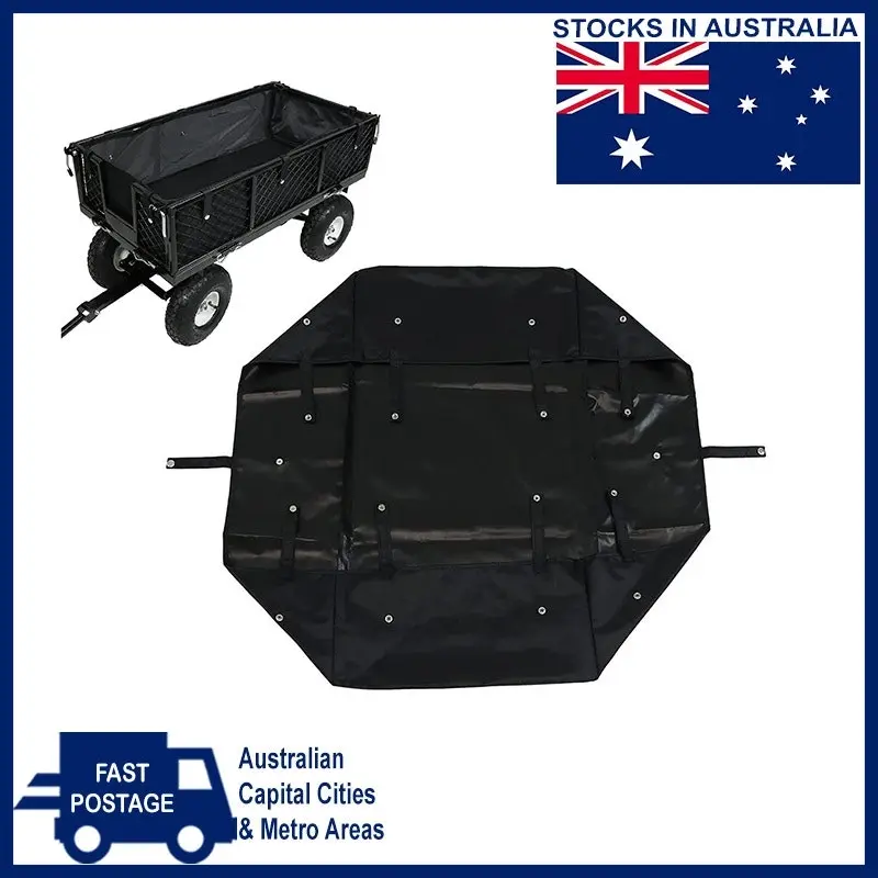 Directly2U Replacement Liner for Lawn Utility Wagon, Small Mesh Garden Carts, Dump Carts Durable Constructed Polyester Liner for Small Load Cover Fits