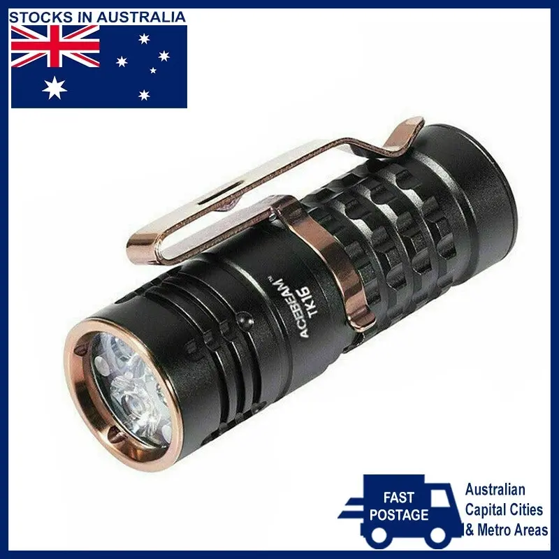 AceBeam TK16 Flashlight Mini Small Tactical Super Bright LED Light Battery Torch, Portable and Durable Mini EDC Flashlight, Tactical Flashlights