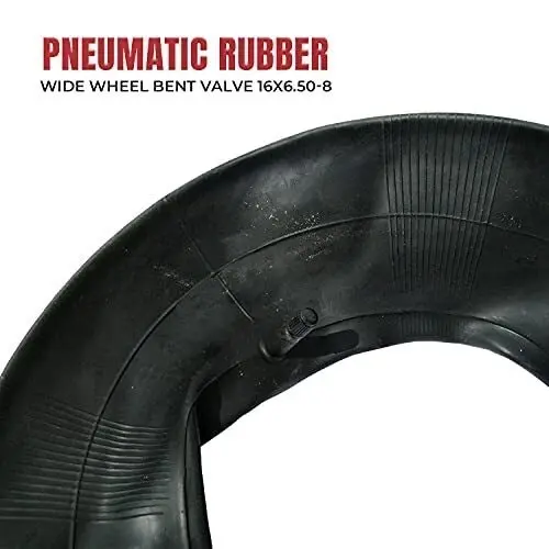 16 Inch Wide  Wheelbarrow Innertube 16x6.50-8 Bent Valve Wheel