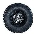 Pneumatic Wheel Utility Cart Tire Rubber Steel Rim Wheels 10" 4.10/3.50 (20MM)