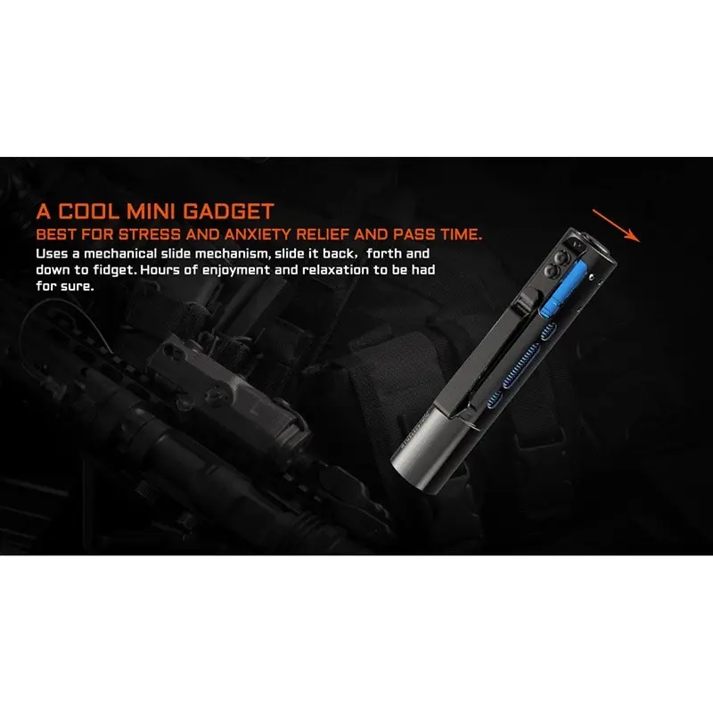 AceBeam LED Flashlight Rider RX, 650 Lumens Portable EDC AA Flashlight with Lanyard, IPX8 Water-Resistant Tail Switch Outdoor Rechargeable Flashlight