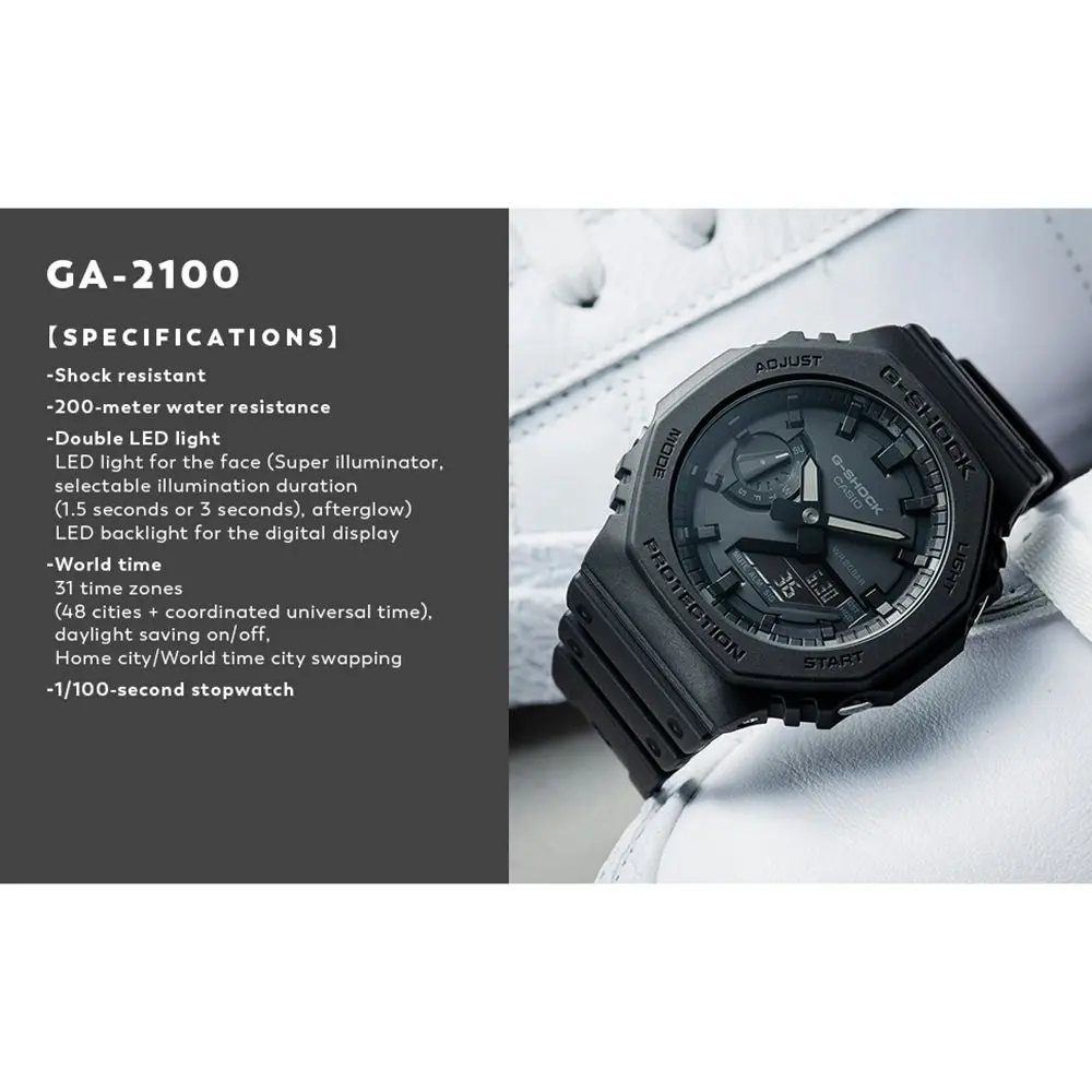 G-Shock GA2100-1A1 'CasiOak'