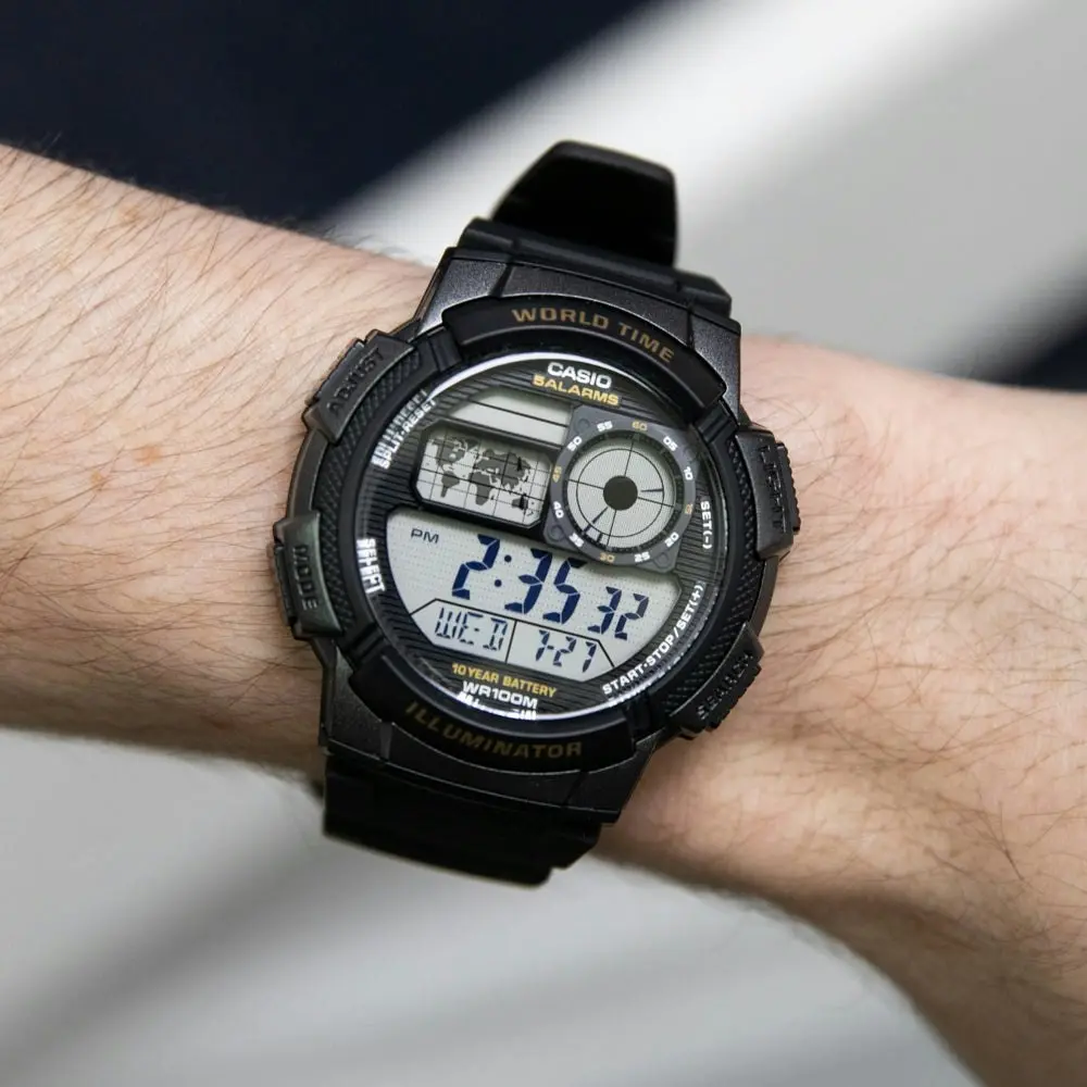 Casio AE1000W-1A World Time Watch