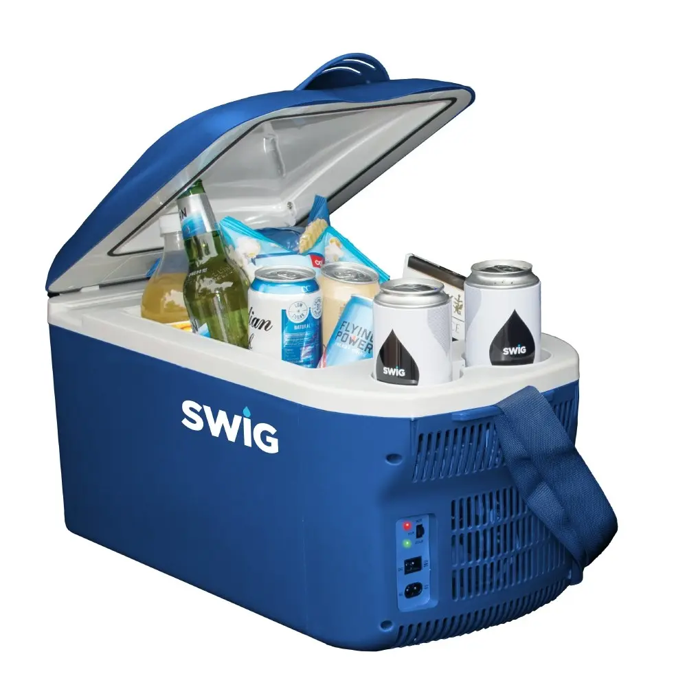 SWIG Portable Navy Blue Car Fridge 16L