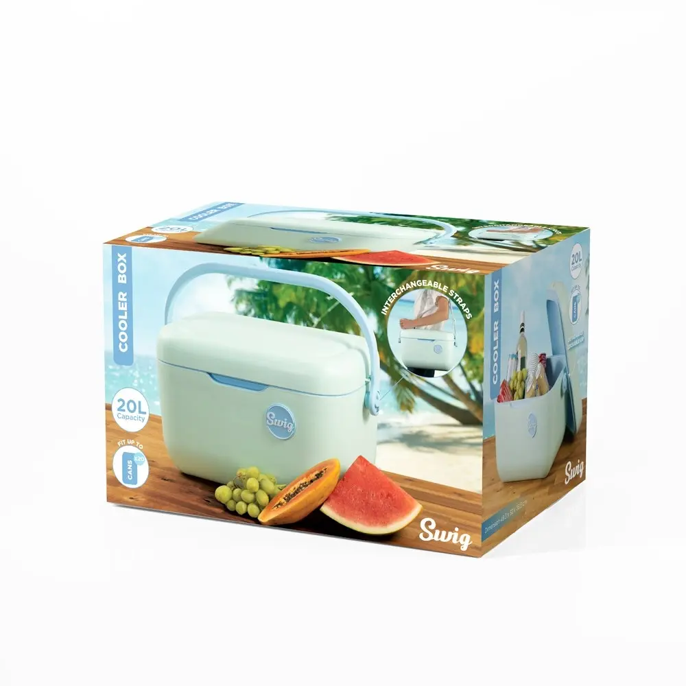 SWIG Retro Mint Cooler Box 20L