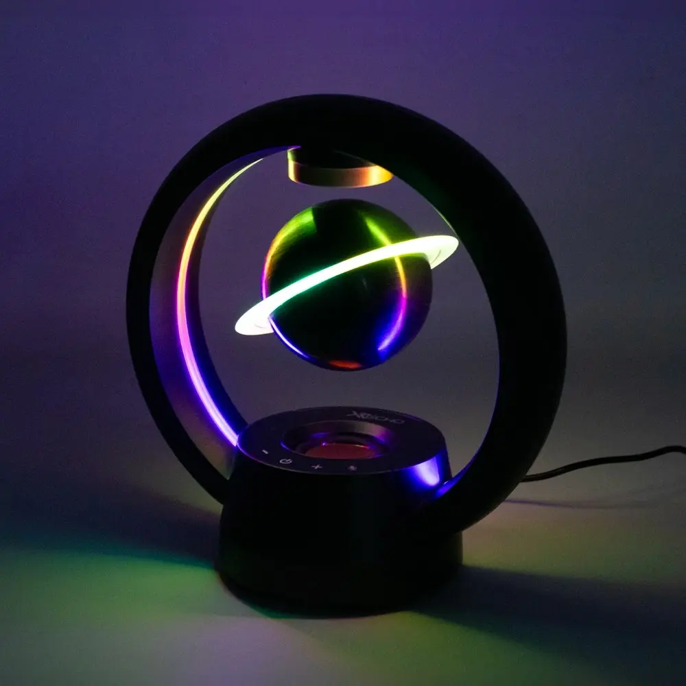 X Echo Magnetic Levitating Planet Bluetooth Speaker With RGB Lighting