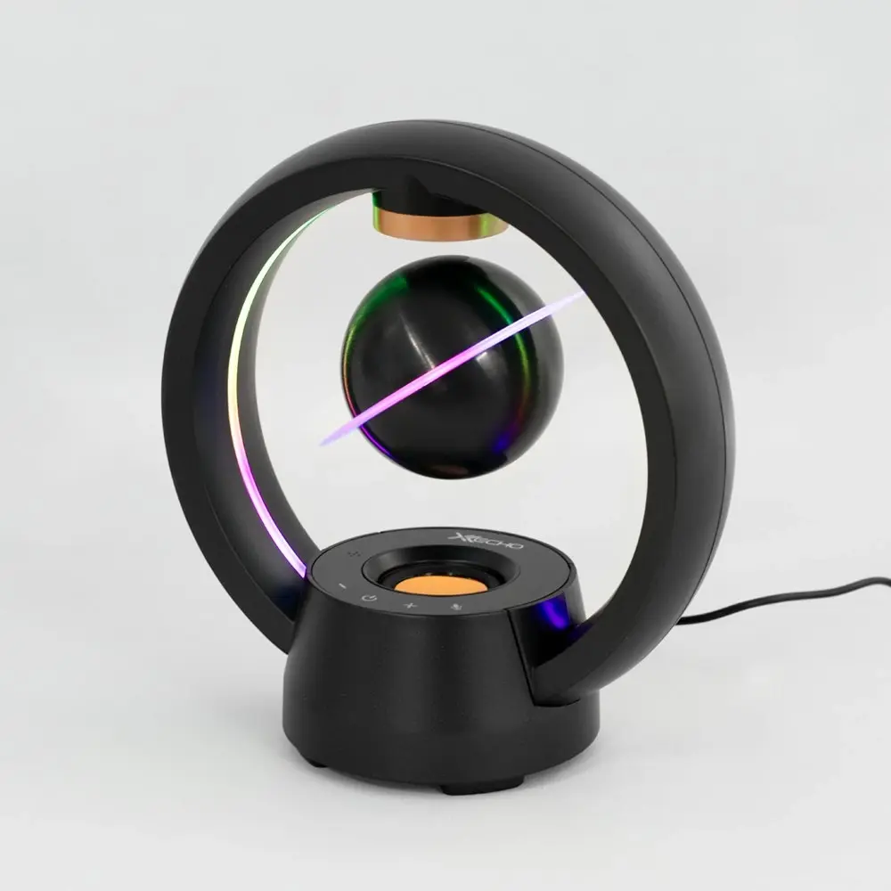 X Echo Magnetic Levitating Planet Bluetooth Speaker With RGB Lighting