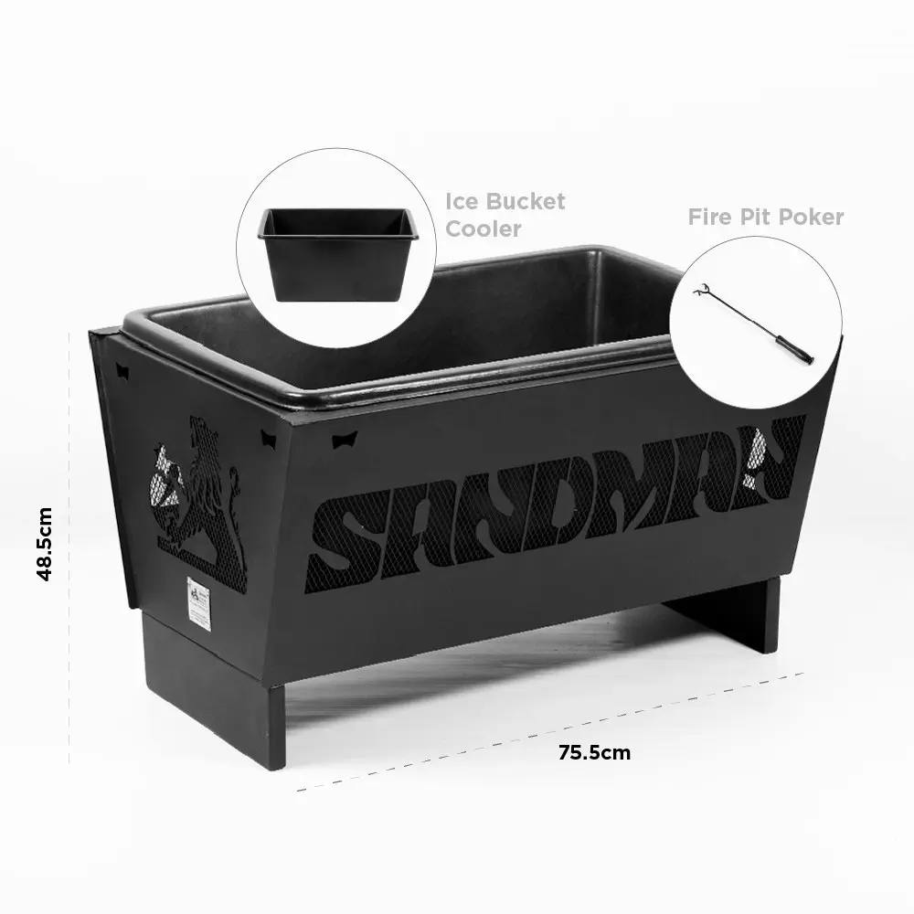 Sandman Firepit & Drinks Cooler