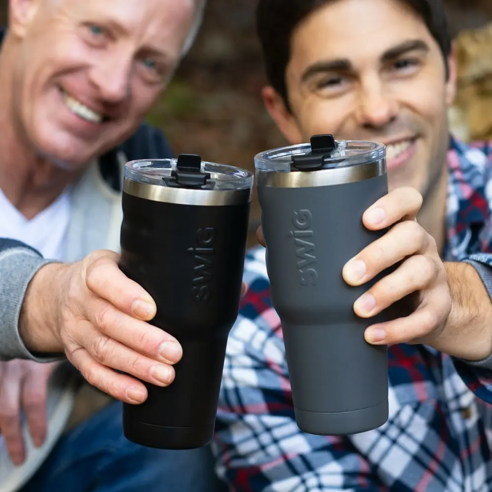 Swig Ultra Grip Black Tumbler 590mL