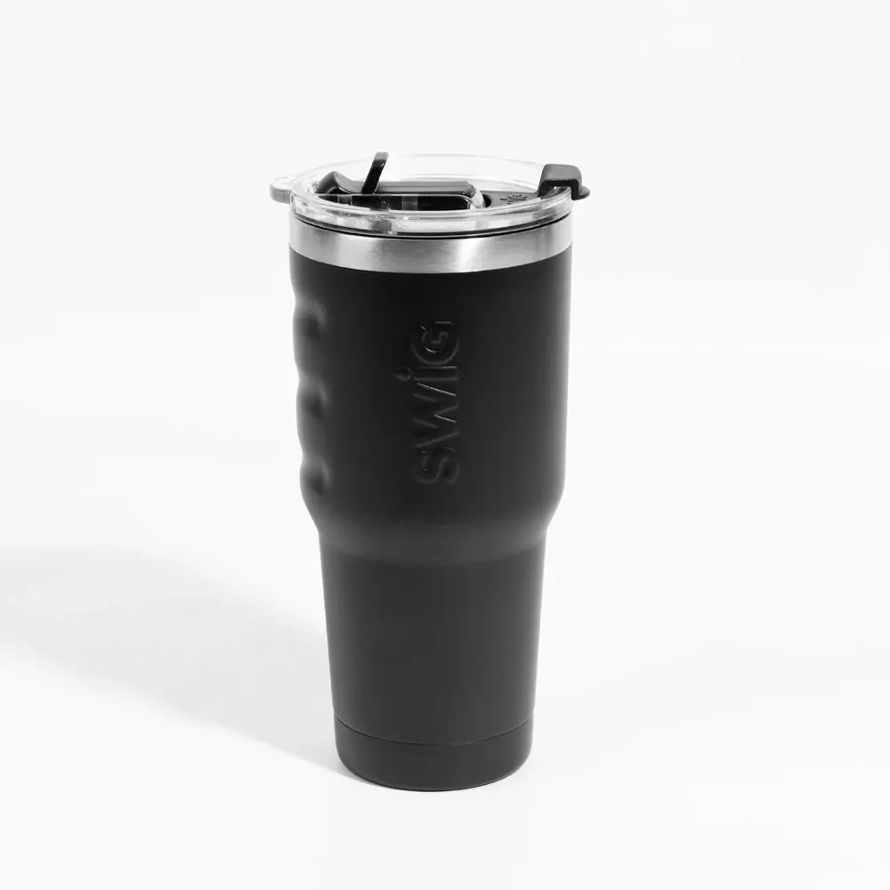 Swig Ultra Grip Black Tumbler 590mL